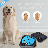 Pet Amigo’s 3 in 1 Pet Dog Slow Feeding Puzzle Toy with Nail File Scratch Board - Furbabies Online